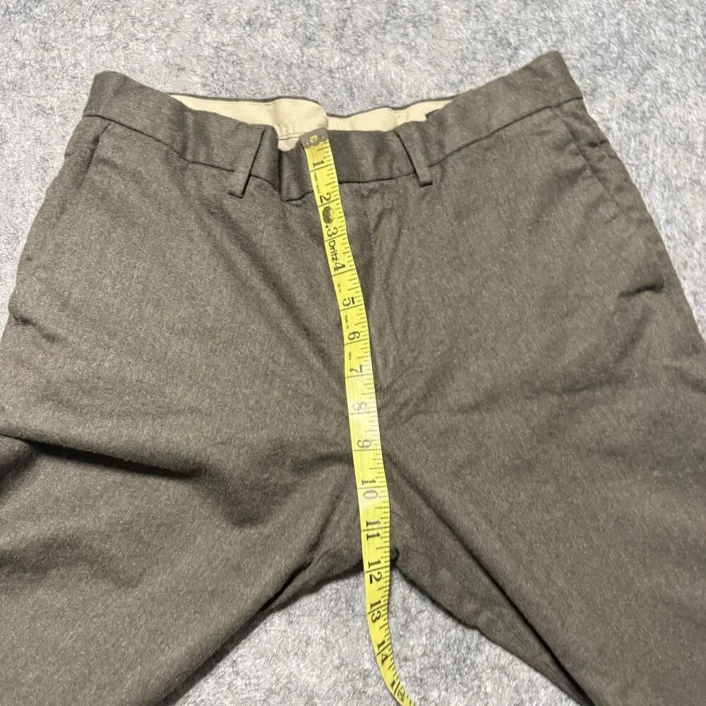 Banana Republic Vitale Barberis Canonico Wool Pants Men 32x36 (Inseam 34)